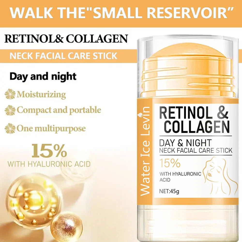 Crema de retinol y colágeno para rostro y cuello | Reafirmante, tensora e hidratante