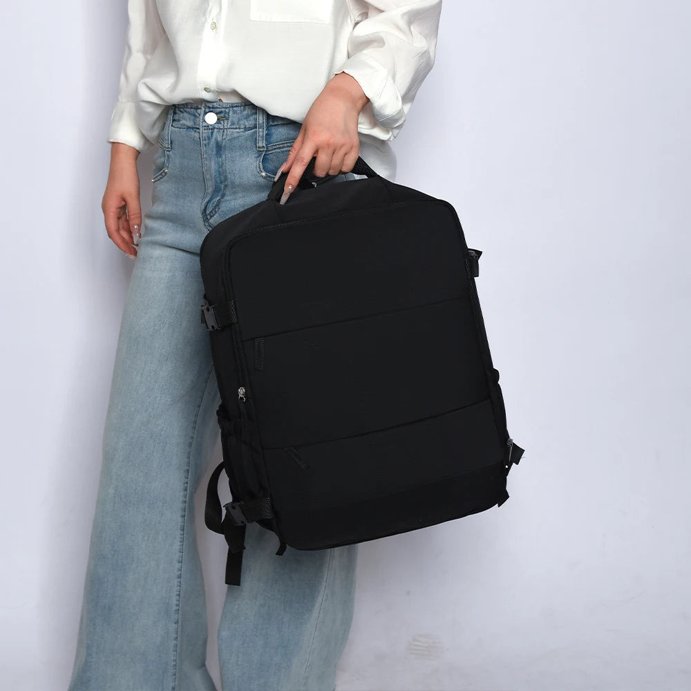 Mochila de viaje apta para cabina | Compacta, ligera y organizada para volar sin facturar