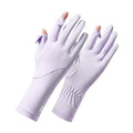 Guantes finos de verano con protección UV y función táctil; antideslizantes, frescos y transpirables; ideales para correr, conducir y actividades al aire libre.