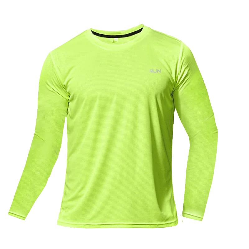 Camiseta de manga larga para hombre con protección UV UPF 50+, ligera, de secado rápido y transpirable; ideal para actividades al aire libre como correr, pescar, hacer senderismo y practicar deporte.