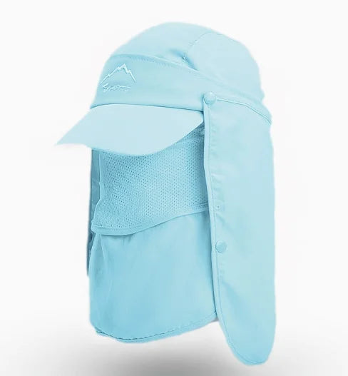 UPF 50+ Gorra de proteccion solar para pesca, outdoor, hiking.