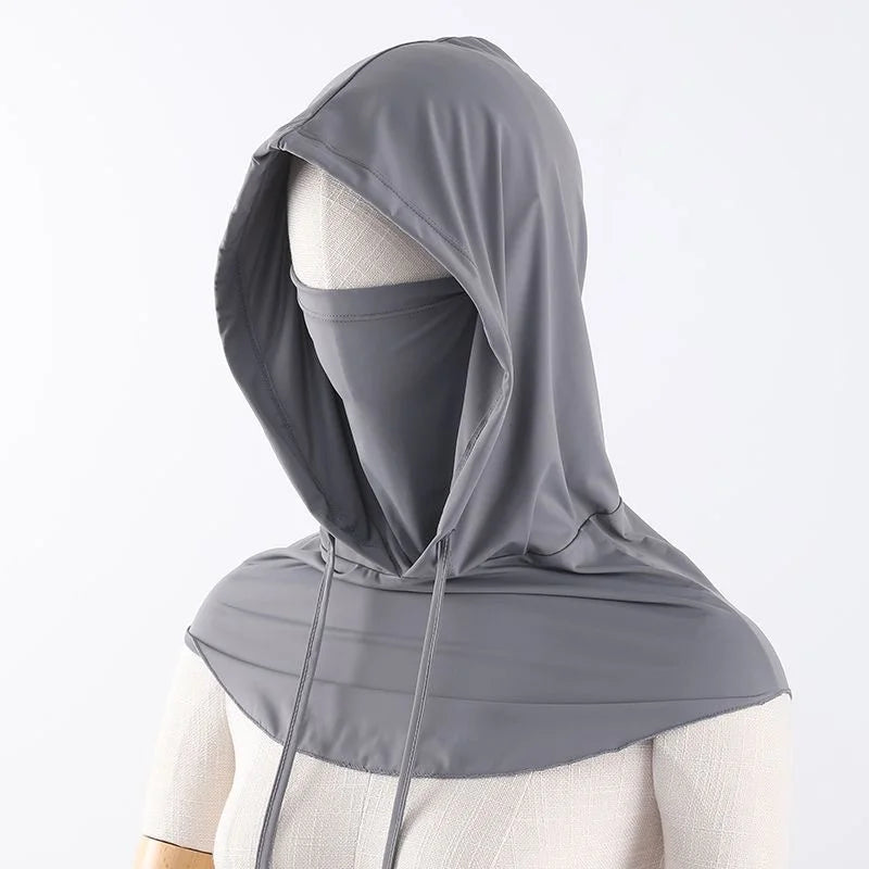 Gorro protección solar cubre rostro