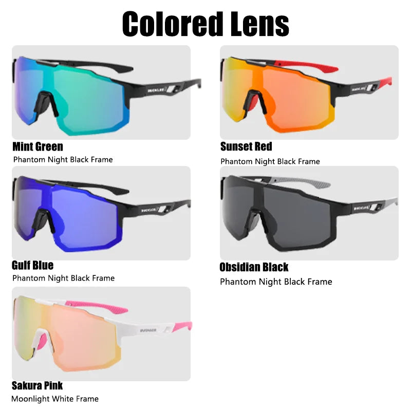 Gafas deportivas polarizadas para ciclismo (UV400, ligeras, HD, unisex): gafas profesionales para ciclismo de carretera y MTB.