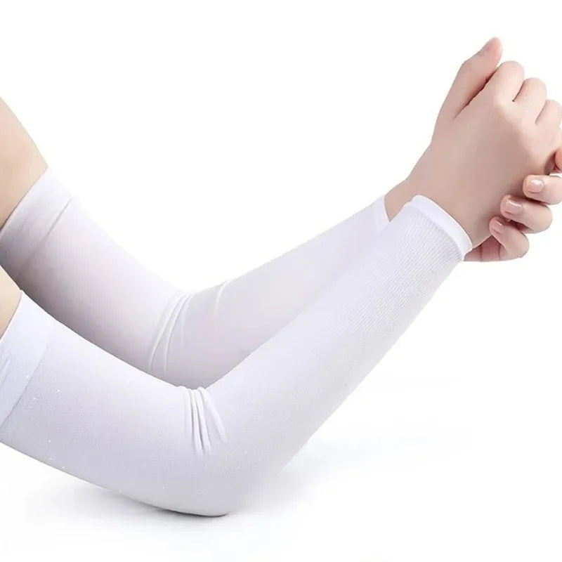 Mangas de protección solar Ice Silk UPF | Antideslizantes para ciclismo y outdoor