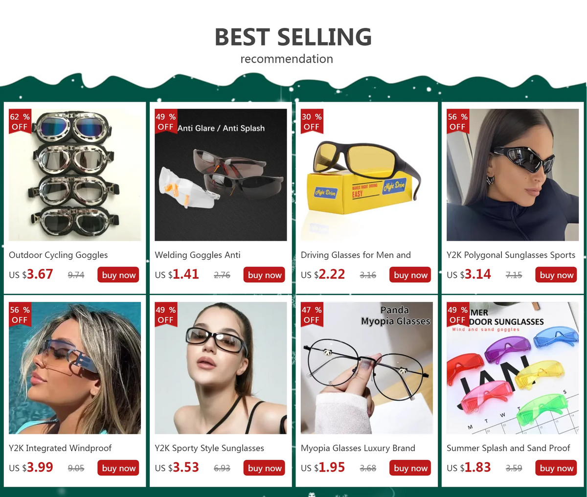 2023 New Outdoor Sunglasses  Men's Sports Glasses  Summer Cycling Windproof Fashionable Glasses UV400