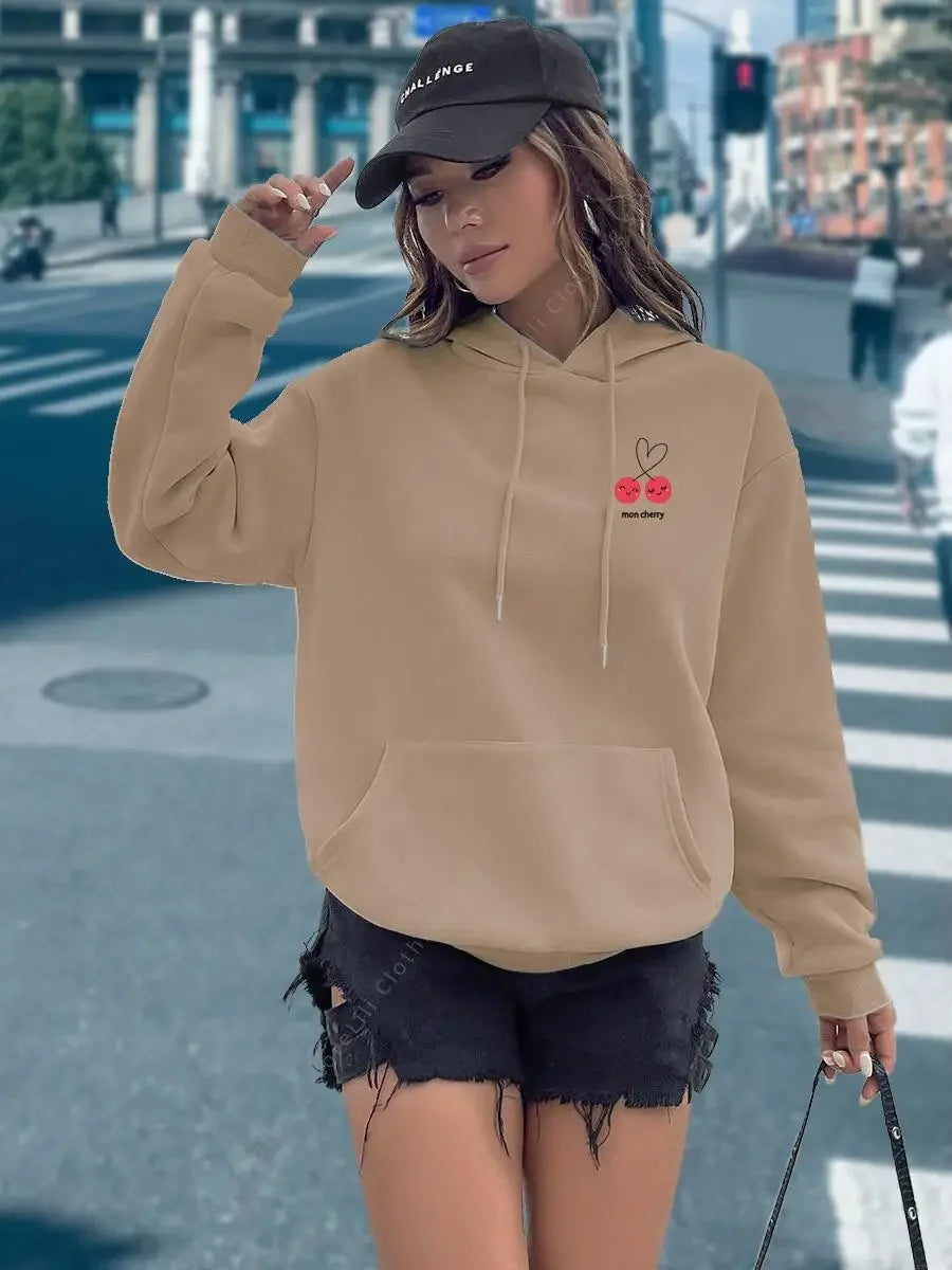 Hoodie forrado polar con capucha – Mujer S-3XL