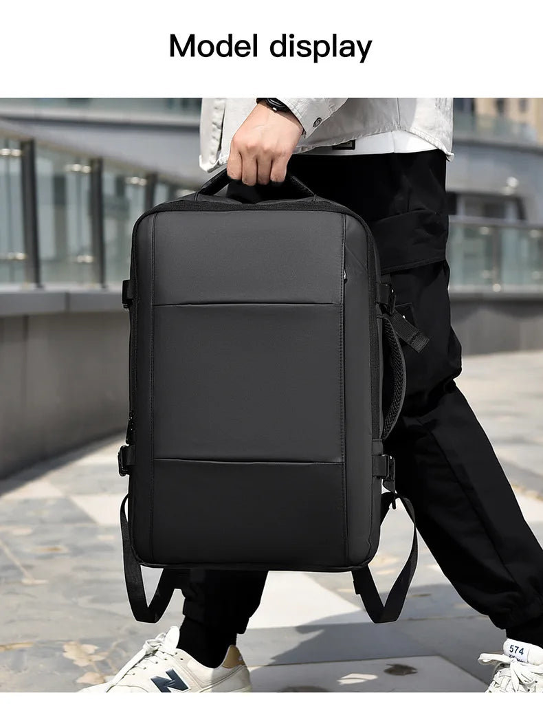 Mochila multifuncional compresión al vacío unisex | Equipaje de mano con compartimento portátil