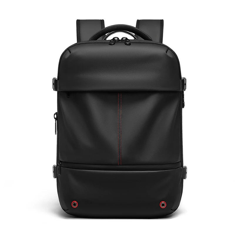 Mochila casual compresión al vacío 40L | Puerto USB, portátil 16” para escuela y viajes