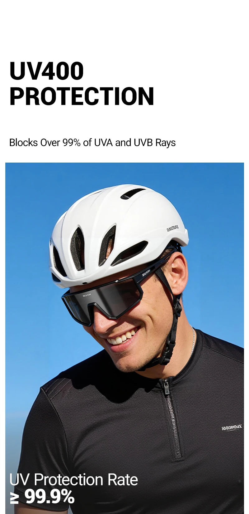SCVCN Outdoor Cycling Sunglasses Men MTB Road Driving Bike Glasses Sports Hiking Women Bicycle Cycling Glasses UV400 Goggles