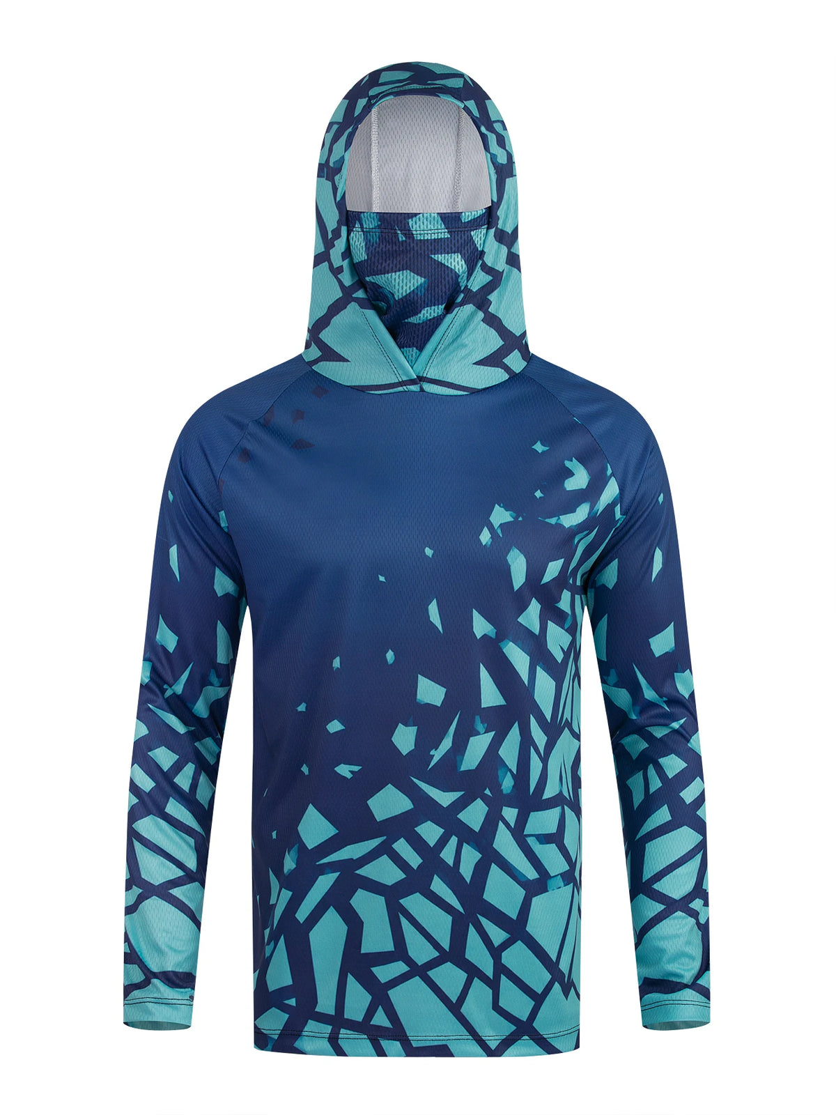 Camiseta de pesca manga larga con capucha y protección UV – Hombre