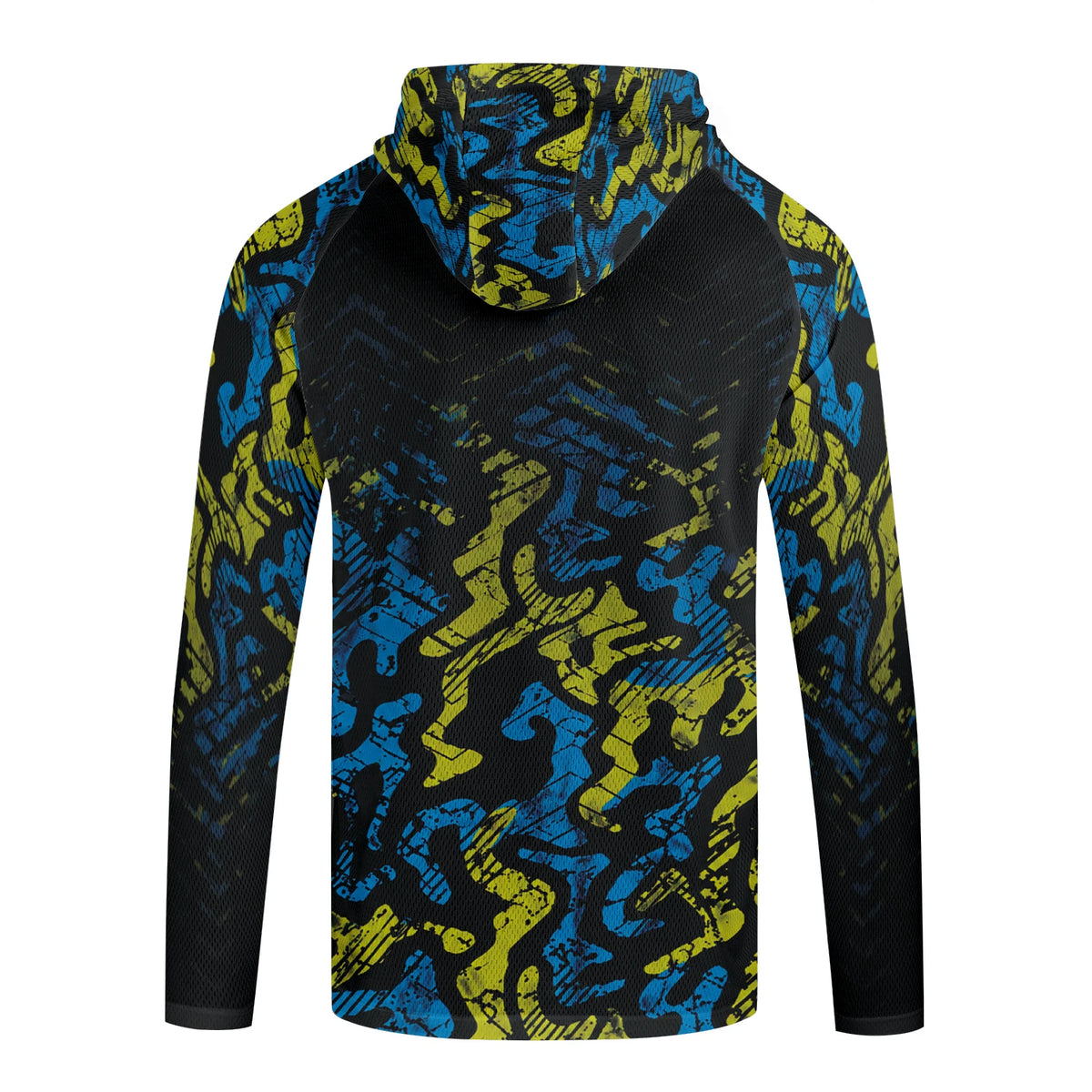 Camiseta de pesca manga larga con capucha y protección UV – Hombre