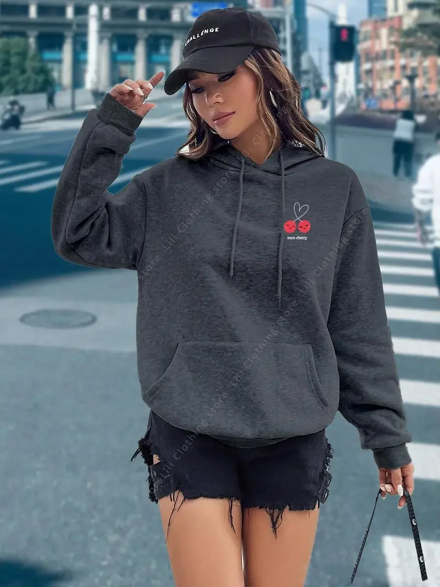 Hoodie forrado polar con capucha – Mujer S-3XL