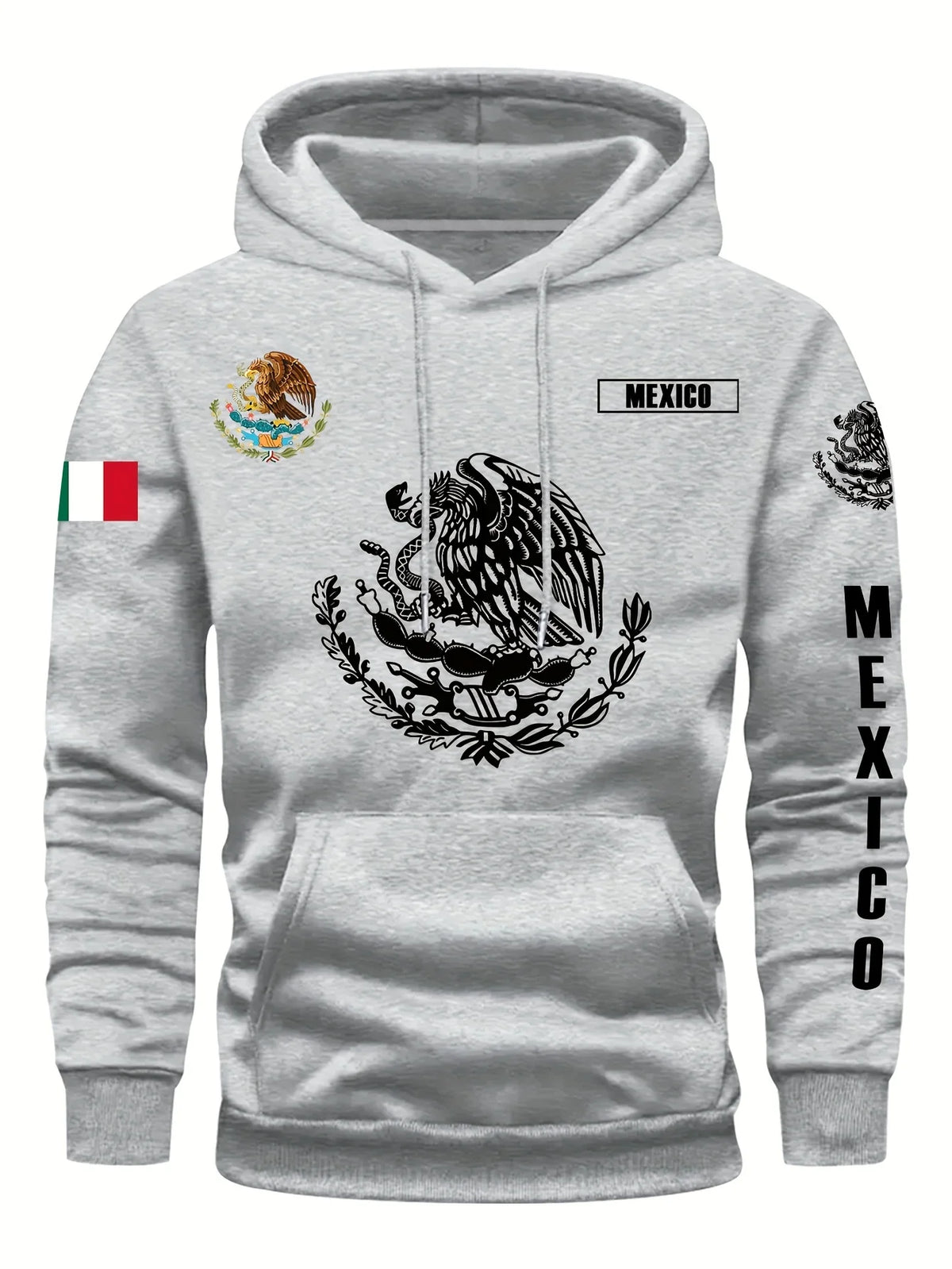 Hoodie Bandera de México – Unisex outdoor