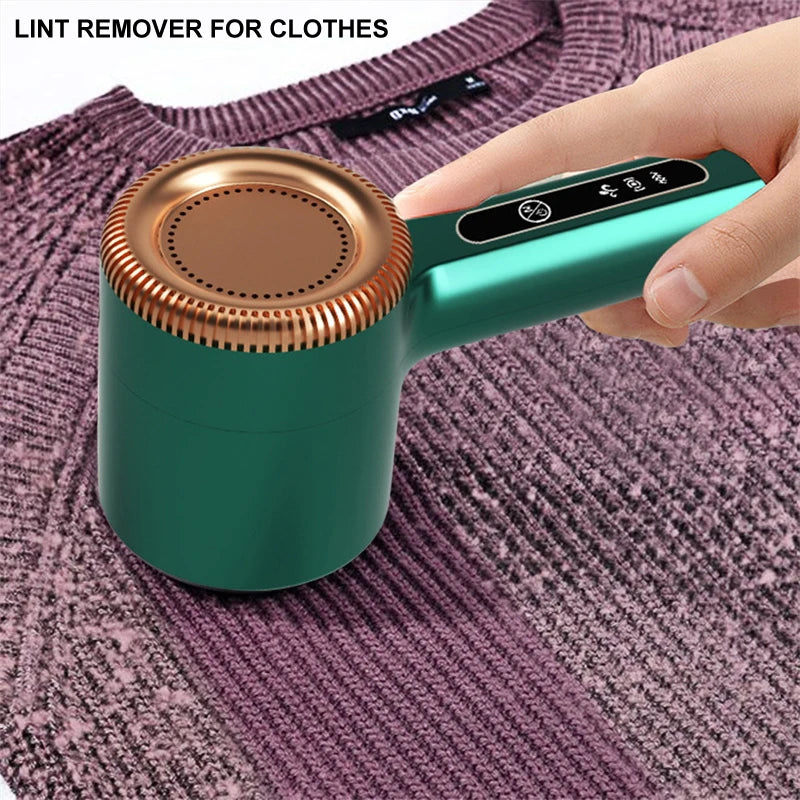 Quitapelusas eléctrico recargable por USB para ropa: eliminador de bolitas y pelusa para suéteres y prendas.