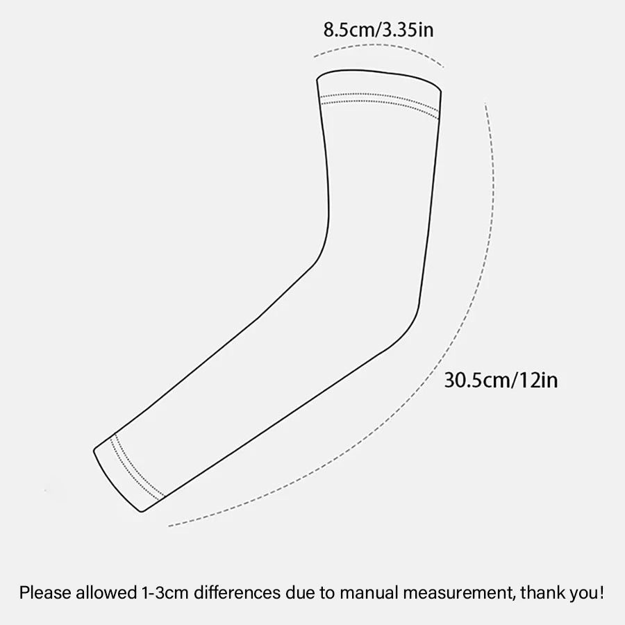 3 pares de mangas de seda helada unisex para protección solar; ideales para actividades al aire libre como ciclismo, conducción y pesca.