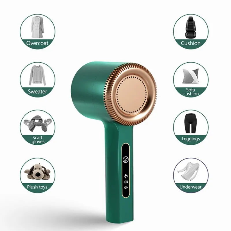 Quitapelusas eléctrico recargable por USB para ropa: eliminador de bolitas y pelusa para suéteres y prendas.