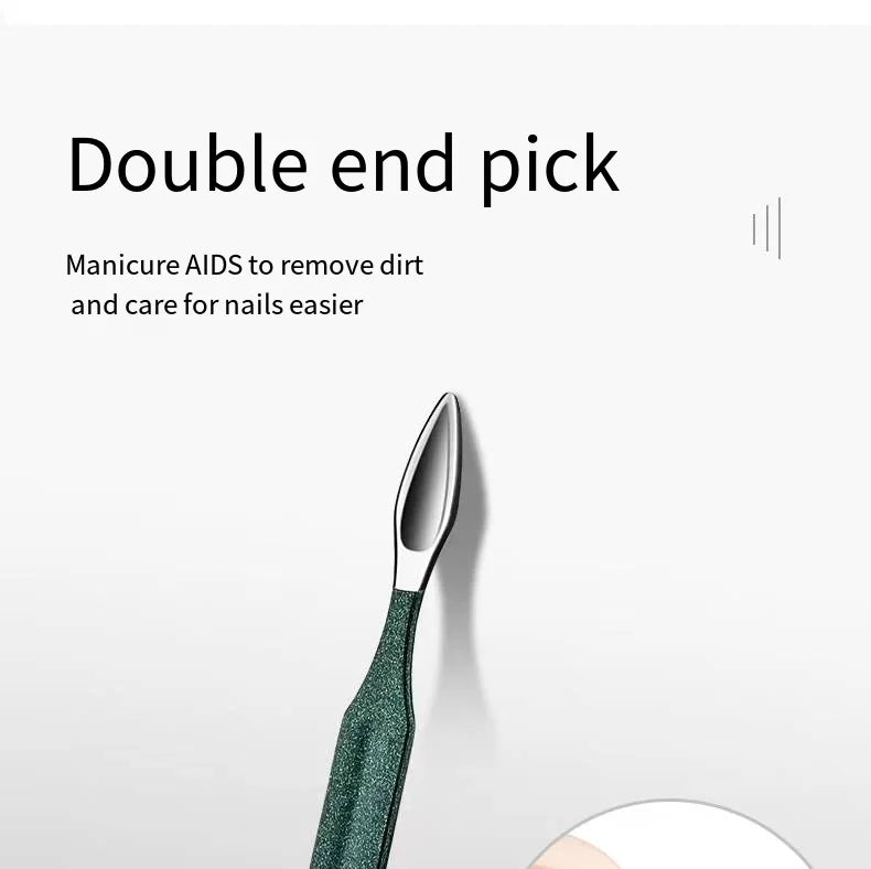 Set de manicura de 6 piezas de alta gama para uso doméstico (incluye tijeras y cortaúñas especiales para hombres y mujeres); herramientas de belleza portátiles.