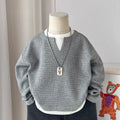 Hoodie waffle de dos piezas – Niños 1-8 años