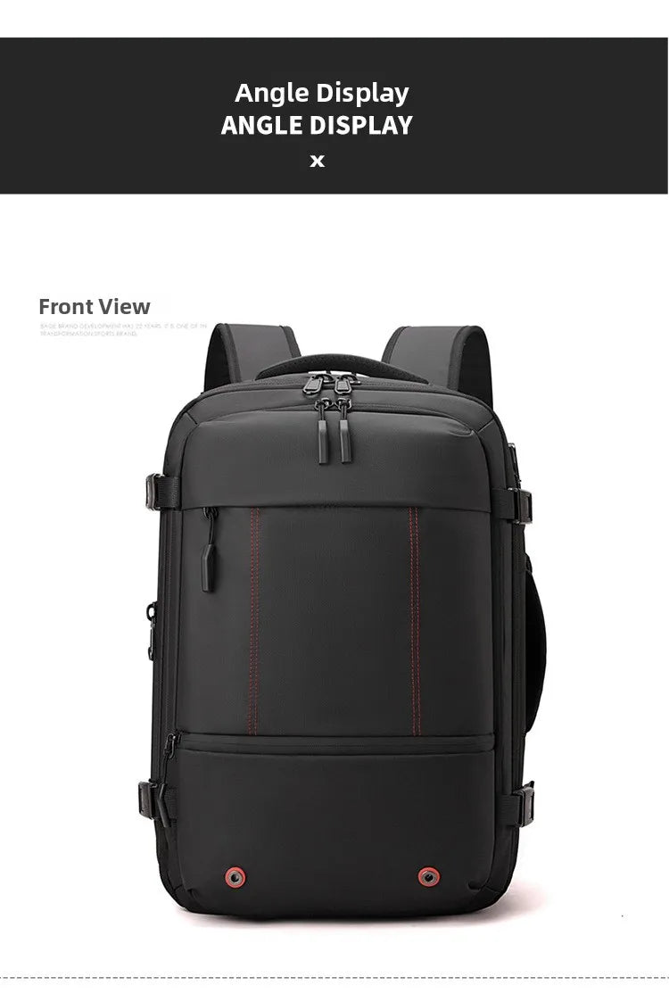 Mochila multifuncional compresión al vacío unisex | Equipaje de mano con compartimento portátil