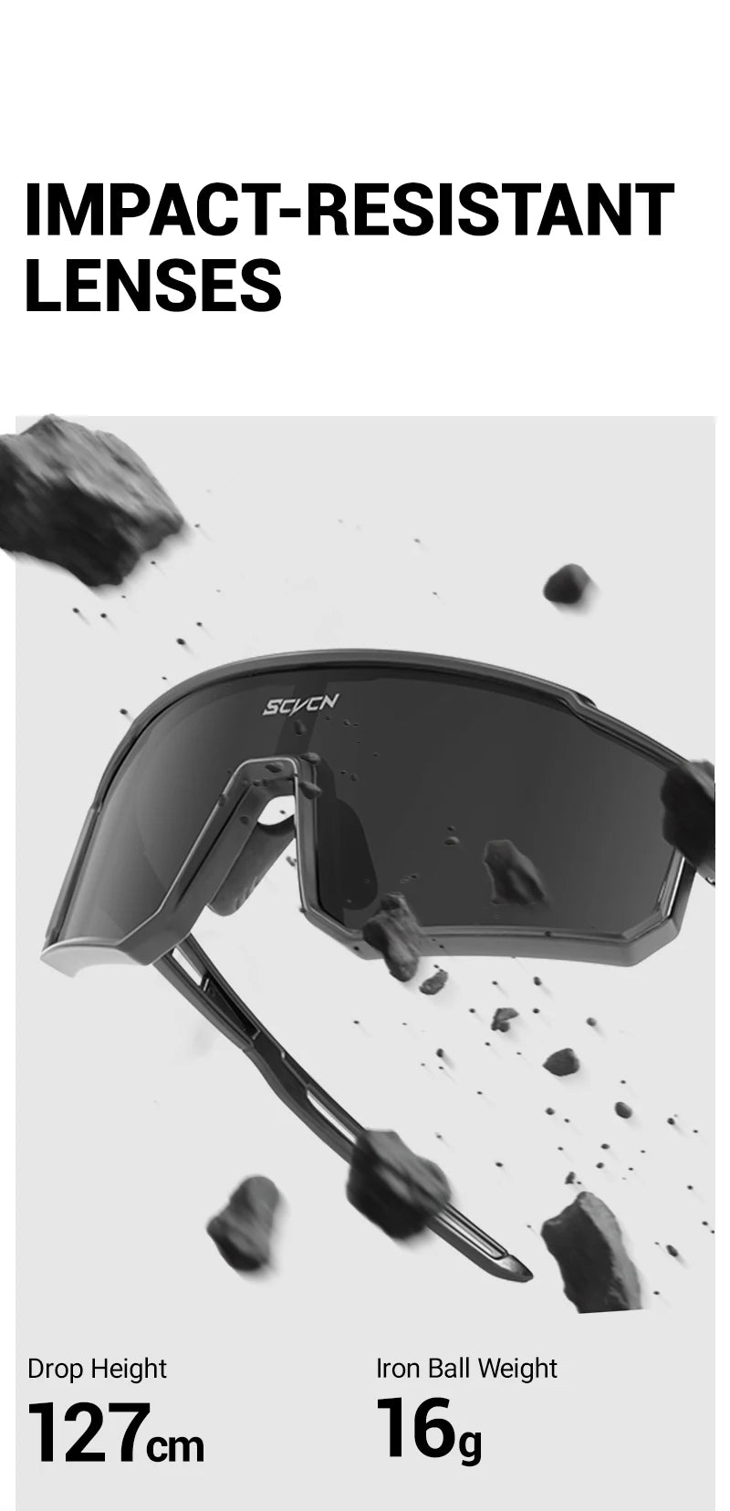 SCVCN Outdoor Cycling Sunglasses Men MTB Road Driving Bike Glasses Sports Hiking Women Bicycle Cycling Glasses UV400 Goggles