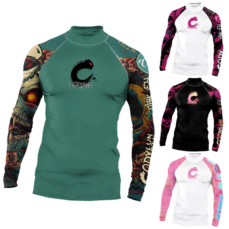 Traje de surf manga larga UPF 50+ – Protección solar y libertad de movimiento
