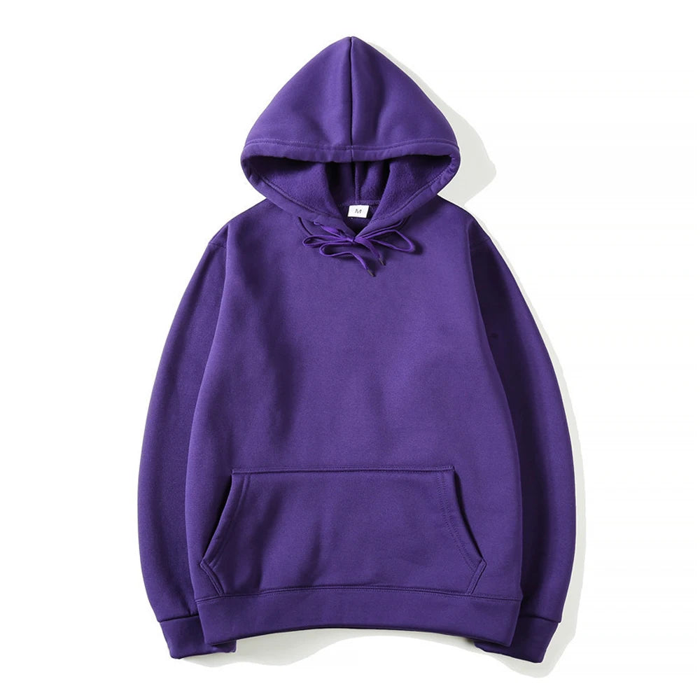Hombre y mujer Pullover Spring Autumn Casual Hoodie Sweatshirts Solid Color Hoodies Oversize Black Sweatshirt For Male