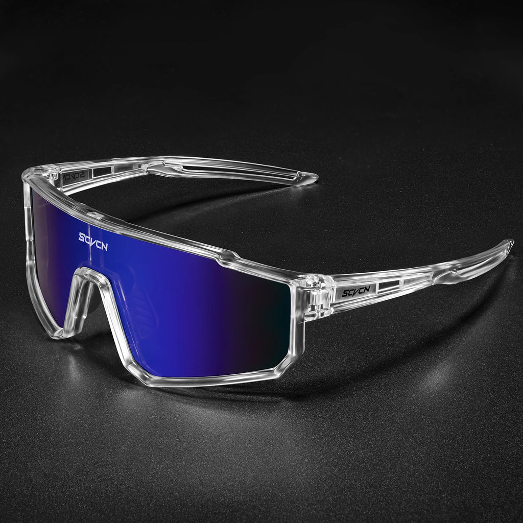 SCVCN Outdoor Cycling Sunglasses Men MTB Road Driving Bike Glasses Sports Hiking Women Bicycle Cycling Glasses UV400 Goggles