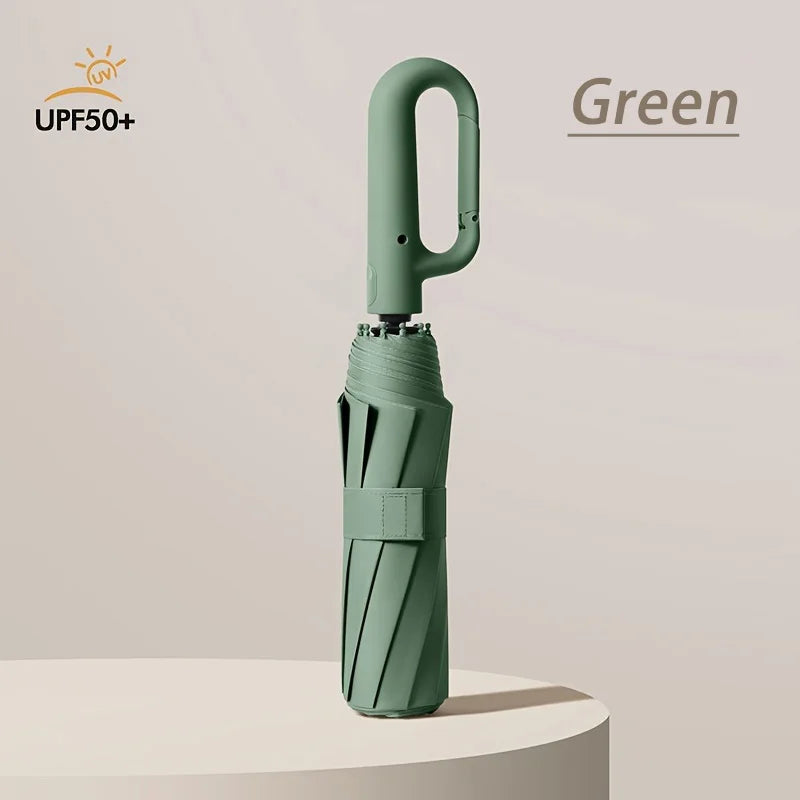 Paraguas plegable automático reforzado | 20 varillas, 105 cm, resistente al viento y al agua