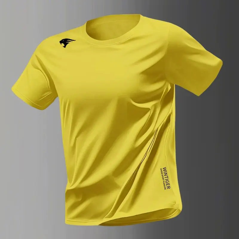 Camiseta running efecto seda fría – Mesh transpirable con protección UV