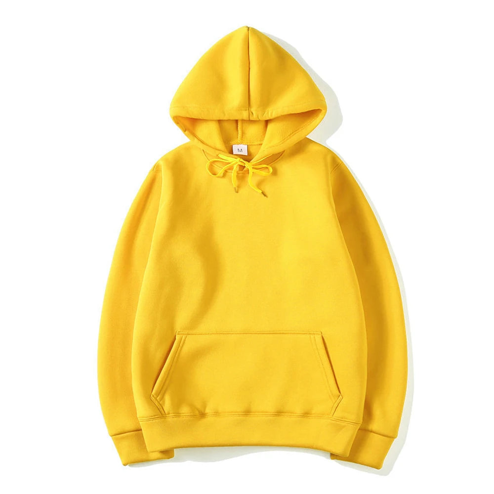 Hombre y mujer Pullover Spring Autumn Casual Hoodie Sweatshirts Solid Color Hoodies Oversize Black Sweatshirt For Male