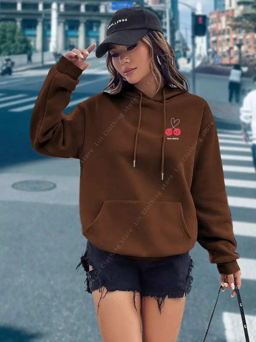 Hoodie forrado polar con capucha – Mujer S-3XL