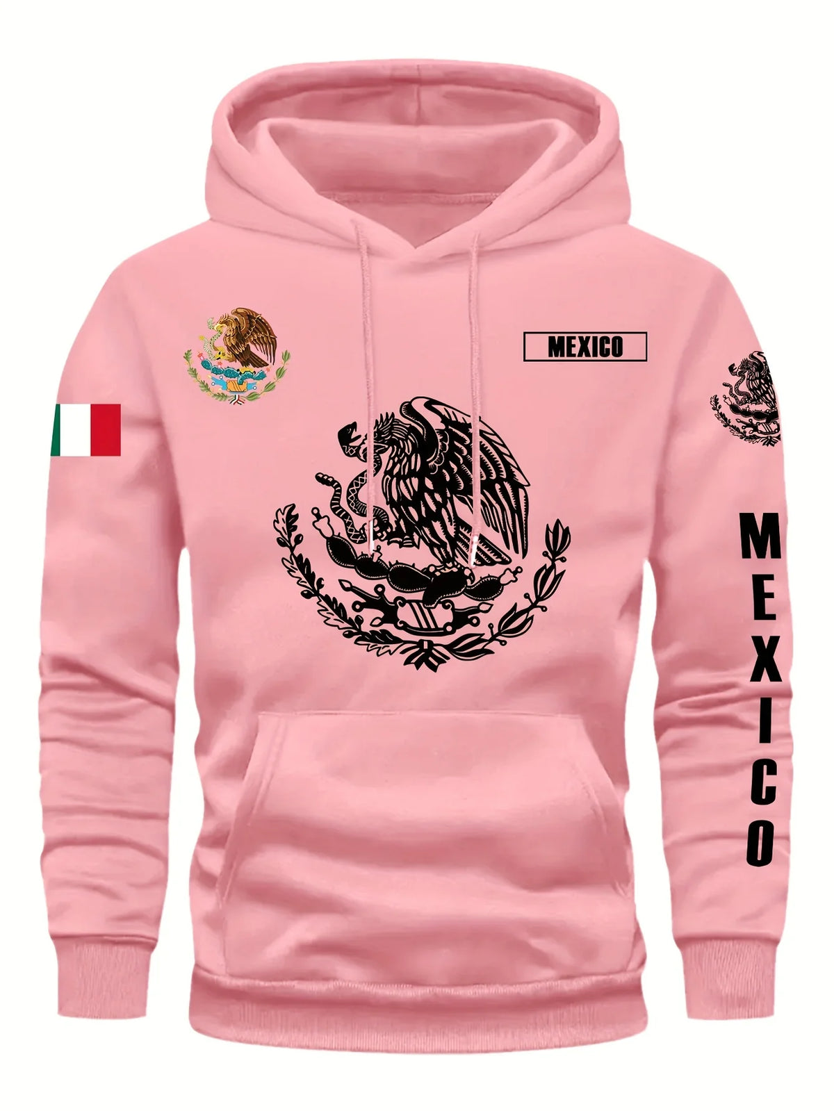 Hoodie Bandera de México – Unisex outdoor