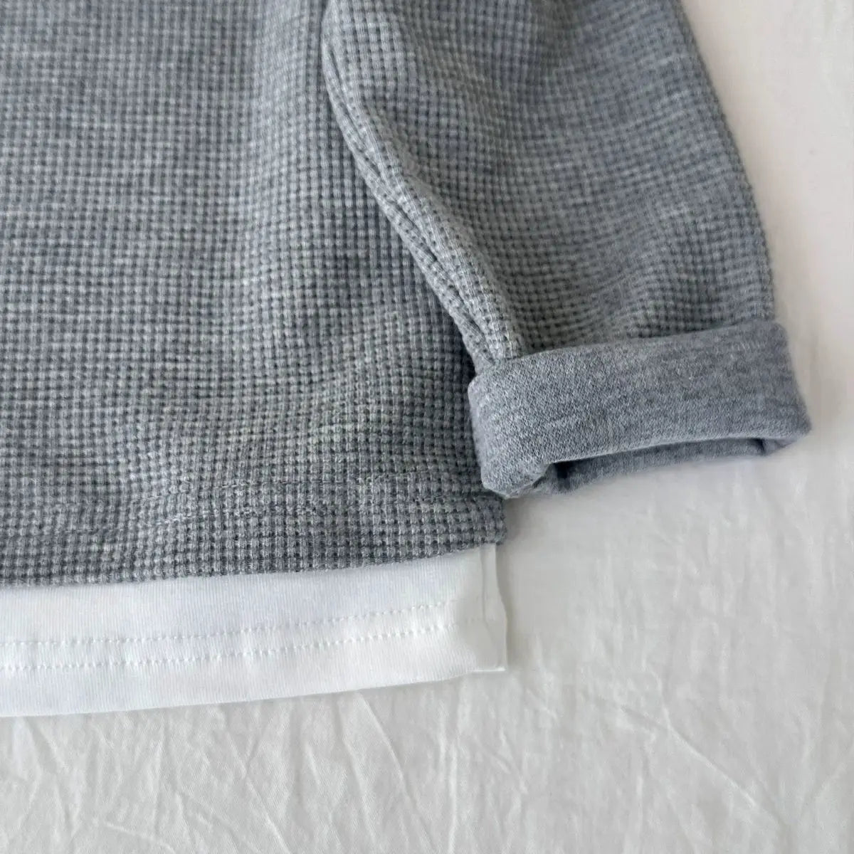 Hoodie waffle de dos piezas – Niños 1-8 años