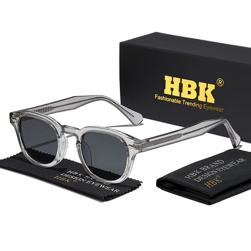 Gafas de sol HBK fashion lentes degradadas | Montura redonda para uso diario y outdoor