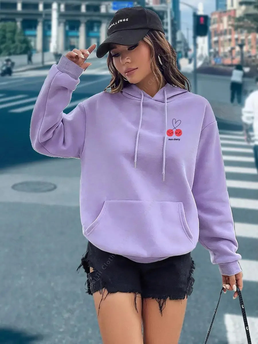 Hoodie forrado polar con capucha – Mujer S-3XL