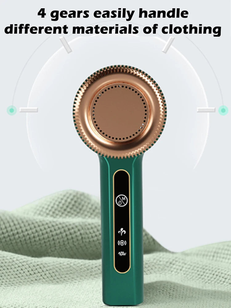 Quitapelusas eléctrico recargable por USB para ropa: eliminador de bolitas y pelusa para suéteres y prendas.