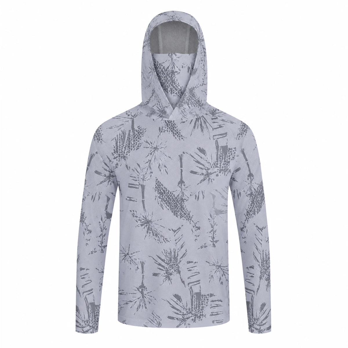 Camiseta de pesca manga larga con capucha y protección UV – Hombre