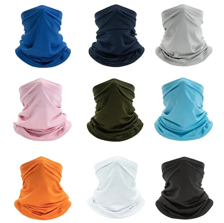 Buff unisex, máscara facial y cinta para la cabeza con protección UV, ideal para acampada, senderismo, pesca y deportes al aire libre.