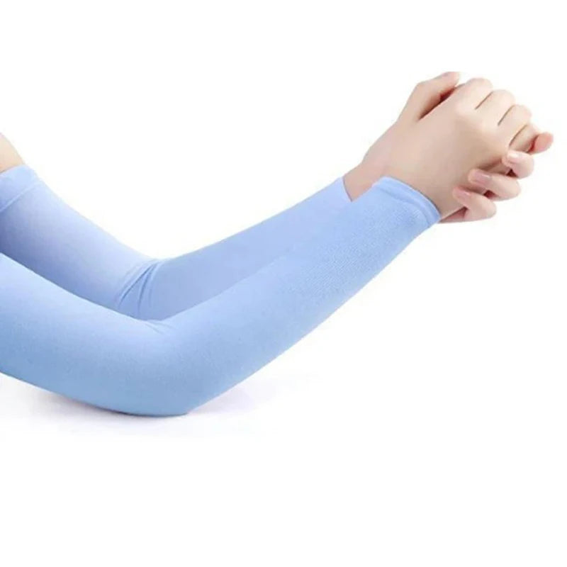 Mangas de protección solar Ice Silk UPF | Antideslizantes para ciclismo y outdoor