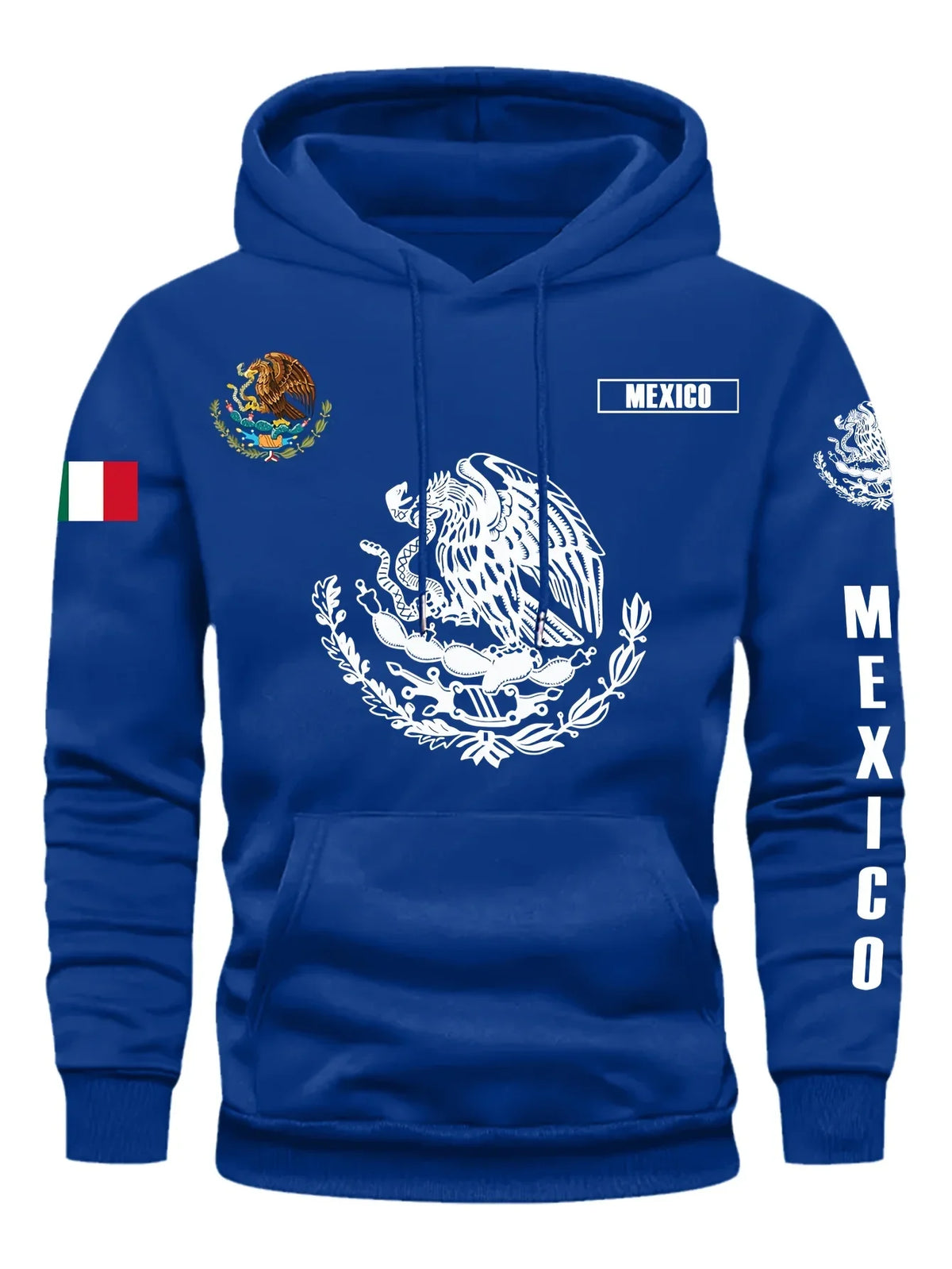 Hoodie Bandera de México – Unisex outdoor