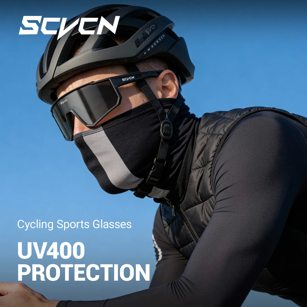 SCVCN Outdoor Cycling Sunglasses Men MTB Road Driving Bike Glasses Sports Hiking Women Bicycle Cycling Glasses UV400 Goggles