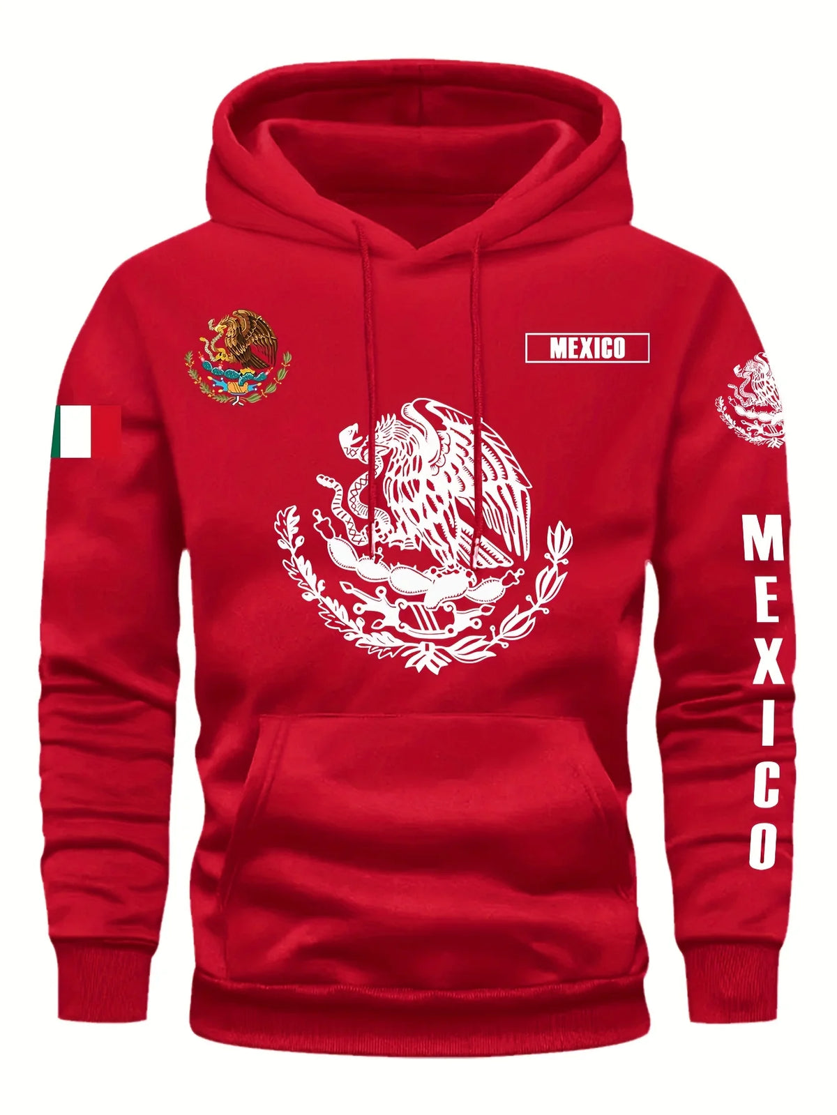 Hoodie Bandera de México – Unisex outdoor