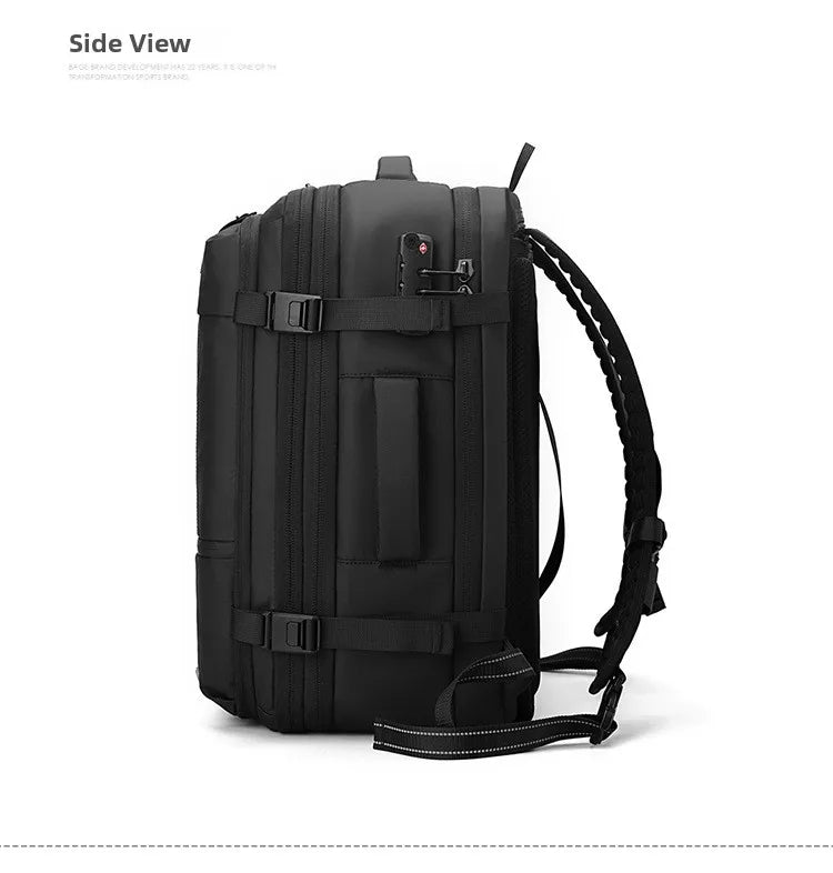 Mochila multifuncional compresión al vacío unisex | Equipaje de mano con compartimento portátil