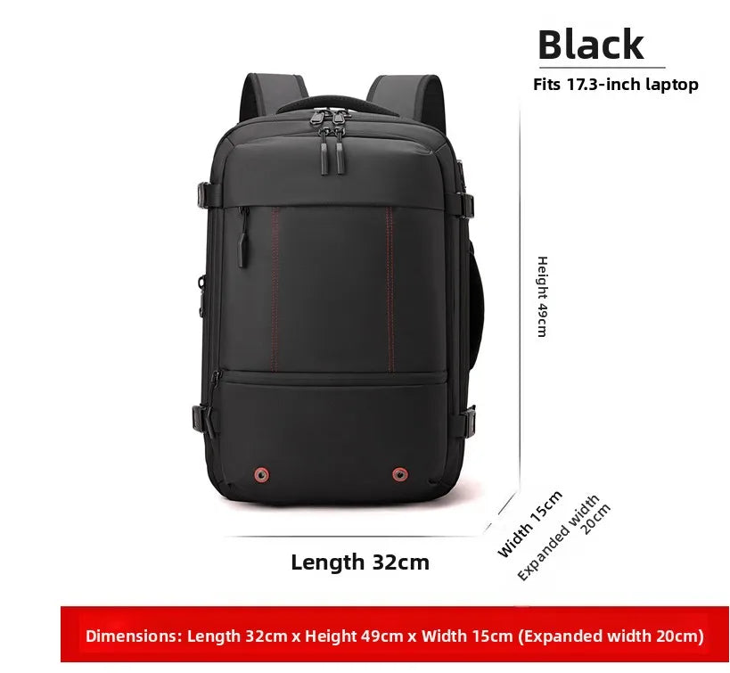 Mochila multifuncional compresión al vacío unisex | Equipaje de mano con compartimento portátil
