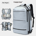 Mochila de viaje compresión al vacío 27–37L unisex | USB, portátil 17” y apta cabina