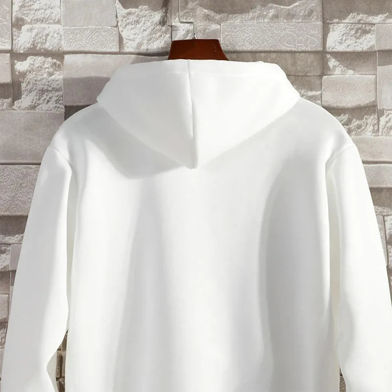 Hoodie con cierre completo – Corte holgado hombre