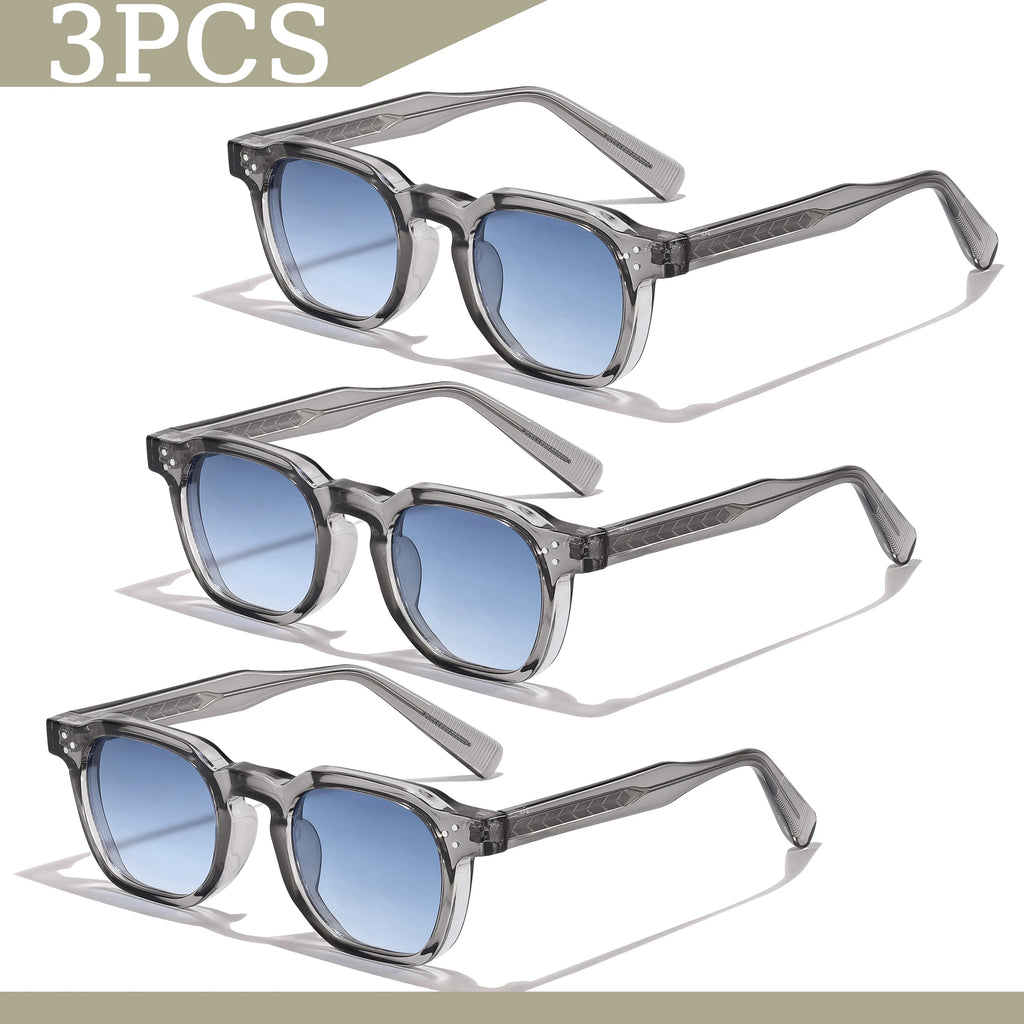Gafas de sol cuadradas retro UV400 | Estilo punk fashion para hombre y mujer