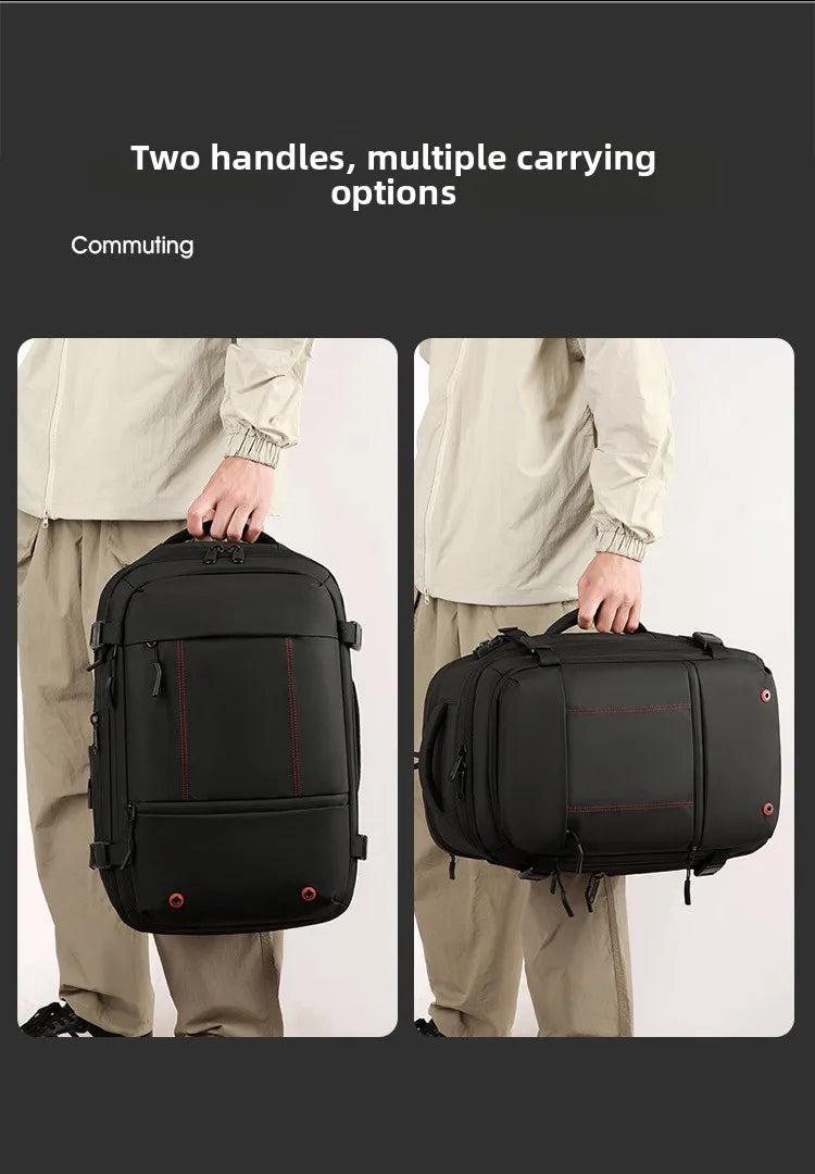 Mochila multifuncional compresión al vacío unisex | Equipaje de mano con compartimento portátil
