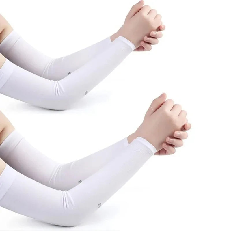 Mangas de protección solar Ice Silk UPF | Antideslizantes para ciclismo y outdoor