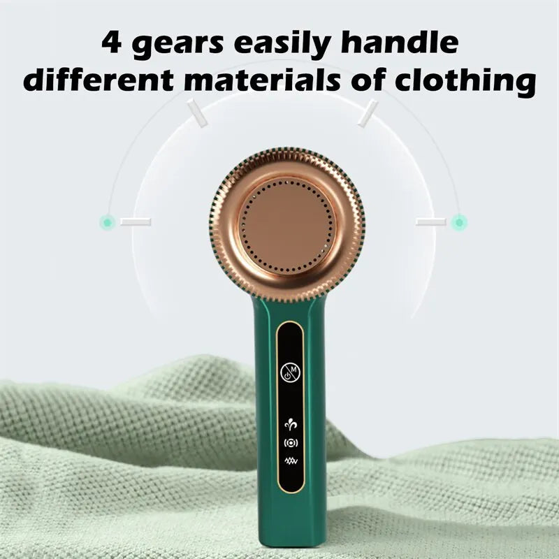 Quitapelusas eléctrico recargable por USB para ropa: eliminador de bolitas y pelusa para suéteres y prendas.